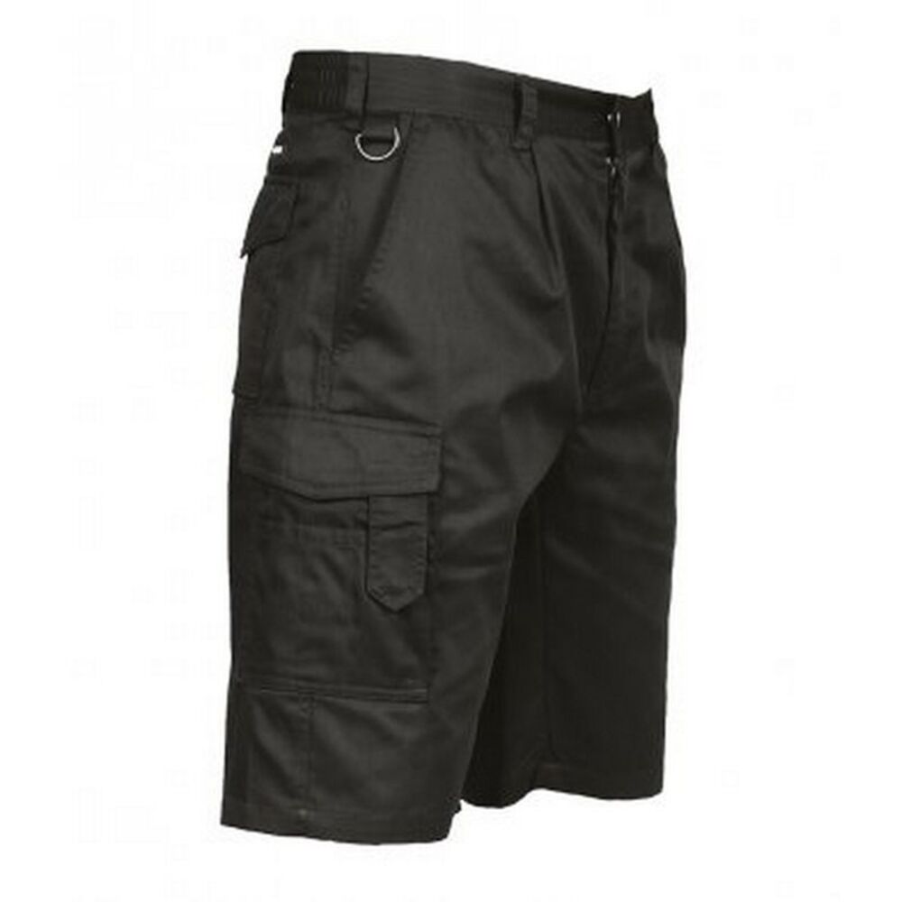 Portwest Mens Combat Shorts / Black